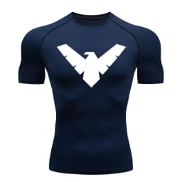 Summer Short Sleeve Compression Shirt Men Sports Top Running T Shirt Quick Dry Gym Workout Clothing Sun Protection Long Sleeve