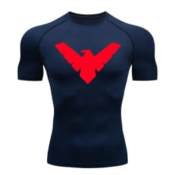 Summer Short Sleeve Compression Shirt Men Sports Top Running T Shirt Quick Dry Gym Workout Clothing Sun Protection Long Sleeve
