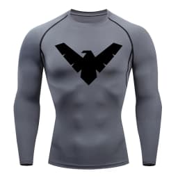 Summer Short Sleeve Compression Shirt Men Sports Top Running T Shirt Quick Dry Gym Workout Clothing Sun Protection Long Sleeve