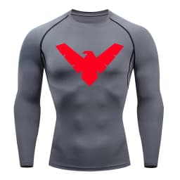 Summer Short Sleeve Compression Shirt Men Sports Top Running T Shirt Quick Dry Gym Workout Clothing Sun Protection Long Sleeve