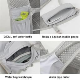 Cycling Running Hydrating Vest Ultralight Breathable Hydrating Backpack Bicycle Water Bag Outdoor Hiking Marathon Sports Vest