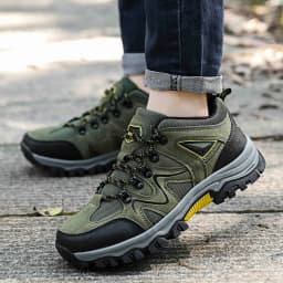 Men's Non-Slip Wear-Resistant Outdoor Hiking Shoes, Wear-Resistant Splash-Proof Sports Shoes, All-Terrain Hunting Hiking Shoes