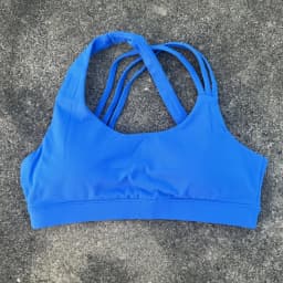 Solid Color Women Fitness Sport Bra Top High Strength Cross Shoulder Strap Gym Underwear Shockproof Tight Workout With Chest Pad