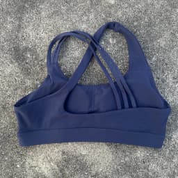 Solid Color Women Fitness Sport Bra Top High Strength Cross Shoulder Strap Gym Underwear Shockproof Tight Workout With Chest Pad