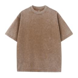 Washed T-Shirt 230G 100Cotton Solid Oversized Loose Fitness Mens Tee Tops Dropped Shoulders Short Sleeve Gym Bodybuilding Shirts