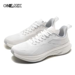 ONEMIX Men Summer Breathable Running Shoes Lightweight Cool Athletic Sneakers Elastic Cushion Outdoor Jogging Daily Sports Shoes