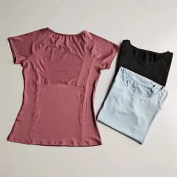 Women's Quick Dry Mesh Sports Top round Neck Pullover Short Sleeve Fitness Yoga T-Shirt Breathable Workout Shirt