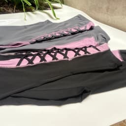 Professional Ice Skating Pants, Flower Skating Training Pants, High Waist Slimming, High Elasticity, Ultra Soft and Slim Fitting