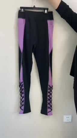 Professional Ice Skating Pants, Flower Skating Training Pants, High Waist Slimming, High Elasticity, Ultra Soft and Slim Fitting