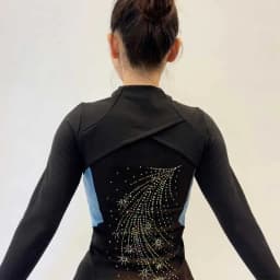 Professional Ice Skating Pants, Flower Skating Training Pants, High Waist Slimming, High Elasticity, Ultra Soft and Slim Fitting