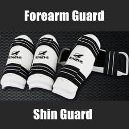 Taekwondo Arm Shin Guards Kick Boxing Protector Karate Taekwondo Boxing Leggings Ankle Protection for MMA Muay Thai Shin Pads