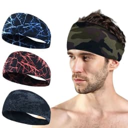 Sports Sweatband Hairband Women's Headwear Anti-Sweat Gym Fitness Sweat Guide Antiperspirant Band Running Headband