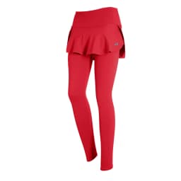 High Waist Legging Nylon Elasticity Gymwear Workout Running Activewear Yoga Pant Hip Lifting Trainning Fake Two Skirt + Pants