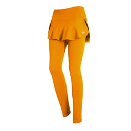 High Waist Legging Nylon Elasticity Gymwear Workout Running Activewear Yoga Pant Hip Lifting Trainning Fake Two Skirt + Pants