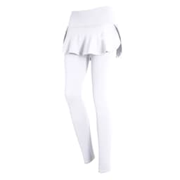 High Waist Legging Nylon Elasticity Gymwear Workout Running Activewear Yoga Pant Hip Lifting Trainning Fake Two Skirt + Pants