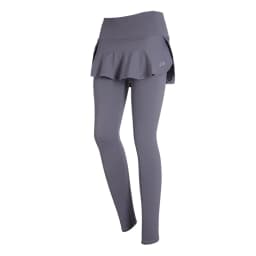 High Waist Legging Nylon Elasticity Gymwear Workout Running Activewear Yoga Pant Hip Lifting Trainning Fake Two Skirt + Pants