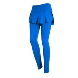 High Waist Legging Nylon Elasticity Gymwear Workout Running Activewear Yoga Pant Hip Lifting Trainning Fake Two Skirt + Pants