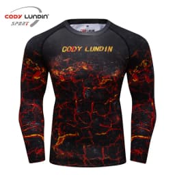 Mens BJJ MMA Rash Guard T-shirt  Fitness Sport Compression T-shirts New Boxing Jerseys Gym High-elasticity Workout T Shirts