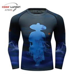 Mens BJJ MMA Rash Guard T-shirt  Fitness Sport Compression T-shirts New Boxing Jerseys Gym High-elasticity Workout T Shirts