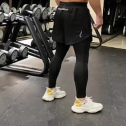 Gym Mens Fitness Running Sport Pants Athletics Tight Leggings Joggings Skinny Yoga Compression Trousers Lycra Sweatpants Dry Fit