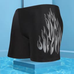 Men Elastic Swimming Trunks Swimwear Beach Swim Sport Short Briefs Surfing Summer Swimsuit Boxer Shorts Bathing Suit