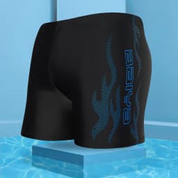 Men Elastic Swimming Trunks Swimwear Beach Swim Sport Short Briefs Surfing Summer Swimsuit Boxer Shorts Bathing Suit