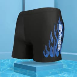 Men Elastic Swimming Trunks Swimwear Beach Swim Sport Short Briefs Surfing Summer Swimsuit Boxer Shorts Bathing Suit