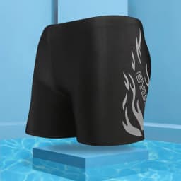 Men Elastic Swimming Trunks Swimwear Beach Swim Sport Short Briefs Surfing Summer Swimsuit Boxer Shorts Bathing Suit