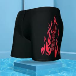 Men Elastic Swimming Trunks Swimwear Beach Swim Sport Short Briefs Surfing Summer Swimsuit Boxer Shorts Bathing Suit