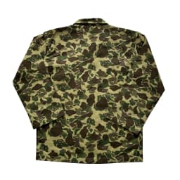 WW2 US Soldier Uniform Duck Hunting Double-sided Camo Coat HBT Soldier Vintage Soldier Uniform Vintage Camouflage Jacket