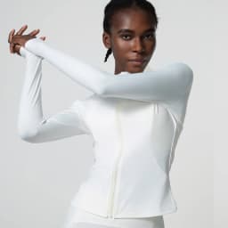 New Women Athletic Sports Shirt Close Fitting Long Sleeve Fitness Yoga Top With Thumb Holes Gym Jacket Female Running Coat
