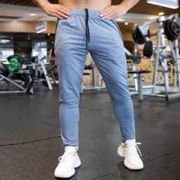 Autumn Pants Men Breathable Spandex Running Sport Training Gym Sportswear Elastic Quick Dry Outdoor Zip Pocket Sweatpants