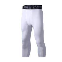 Men's Leggings Compression Pants Sports Leggings Basketball Quarter Shorts Quick Drying Running Training Stretch Fitness Pants