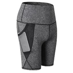 2023 Summer Gym Shorts Women High Waist Compression Quick Dry Yoga Shorts femme Fitness Running Push Up Shorts Pockets Design