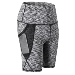 2023 Summer Gym Shorts Women High Waist Compression Quick Dry Yoga Shorts femme Fitness Running Push Up Shorts Pockets Design