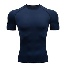 Men's Running Compression Tshirts Quick Dry Soccer Jersey Fitness Tight Sportswear Gym Sport Short Sleeve Shirt Breathable