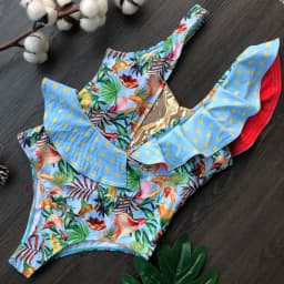 RUOTONGSEPT 2023 Women Swimsuit Strappy Bandege Swimwear Backless Sexy One Piece Ruffled Bikini Bathing Suit Beachwear Monokini