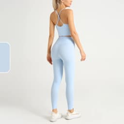 2 Piece Yoga Clothes Women's Tracksuit Athletic Wear Pilates Fitness Suit Gym Workout Push Up Clothes Sports Bra Leggings Suit
