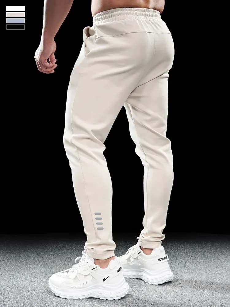 Men's Sports Gym Fitness Casual Slim Stretch Running Pants Tops Men's Quick-drying Breathable Training Pants Autumn Winter