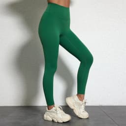 Solid Color Women Gym Sport Pant 25"soft Plus Size Fitness High Waist Yoga Legging Compression Soft Comprehensive Training Jog