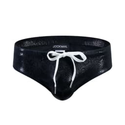 Push Up Padded Swimwear Men Swimsuit Shorts Mens Bikini Briefs Summer Trunk Swim Suit Sunga Slip Beach Shorts Snakeskin Print