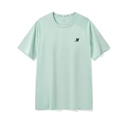 Xtep Short Sleeve Knitted Shirt For Men Summer Sweat-Absorbing Men's T-shirt Training Comfortable Outdoor Tops 876229010108