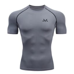 Men Running Compression T-shirt Short Sleeve Sport Tees Gym Fitness Sweatshirt Male Jogging Tracksuit Homme Athletic Shirt Tops