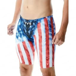 Summer Men's Swim Jammers Endurance Athletic Training Swimsuit Tights Shorts Beach UV Swimwear Swimming Trunks Gym Surfing Short