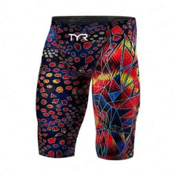 Summer Men's Swim Jammers Endurance Athletic Training Swimsuit Tights Shorts Beach UV Swimwear Swimming Trunks Gym Surfing Short