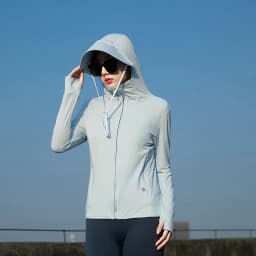  Summer Thin Couple Sports Leisure Sunscreen Clothing Comfortable High Quality Ice Silk Breathable Outdoor UV Protection Coat