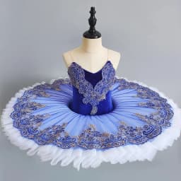 Professional Ballet Tutu Girls Blue Pink Platter Pancake Tutu Ballerina Party Dress Adult Women Child Kids Ballet Dance Costume