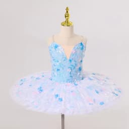 Professional Ballet Tutu Girls Blue Pink Platter Pancake Tutu Ballerina Party Dress Adult Women Child Kids Ballet Dance Costume