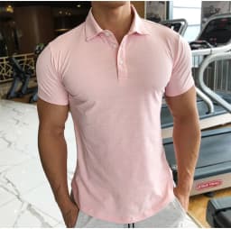 Mens Training Fitness Polo Shirts 2026 Quick Dry Basketball Short Sleeve Male Running Jogging T Stand collar Workout Gym Tees