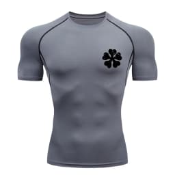 Bull Print Compression Shirts for Men Athletic Quick Dry Tshirt Tees Tops Summer Short Sleeve Rash Guard Gym Workout Undershirts